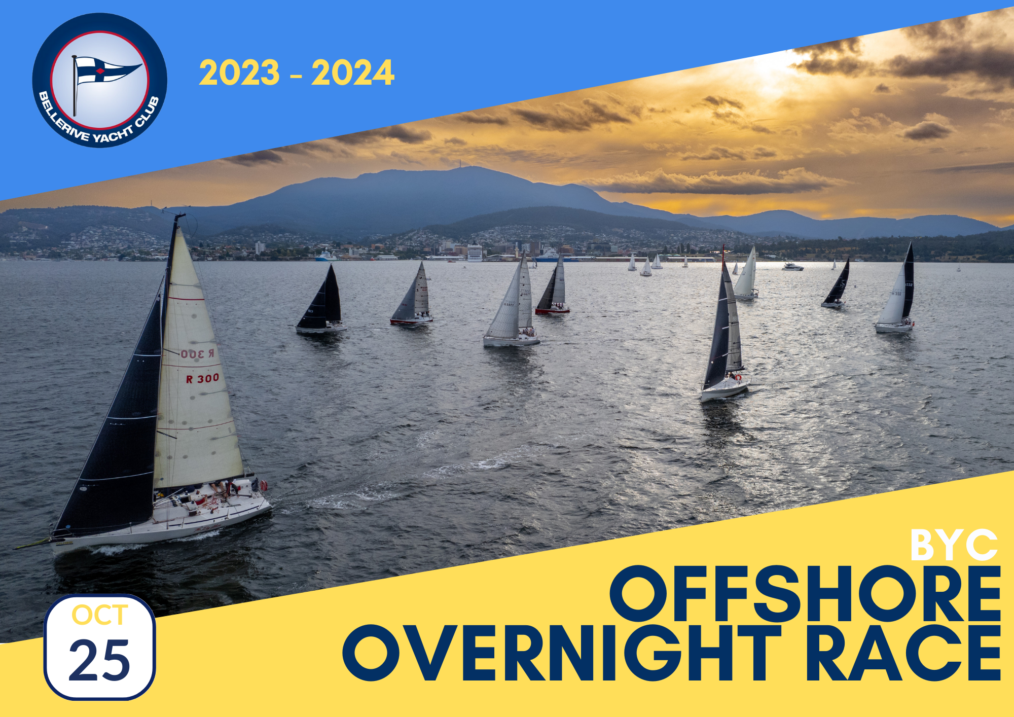 BYC Overnight race poster